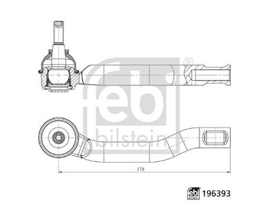 Tie Rod End FEBI BILSTEIN 196393