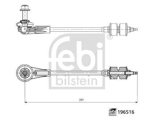 FEBI BILSTEIN 196516 Link/Coupling Rod, stabiliser bar