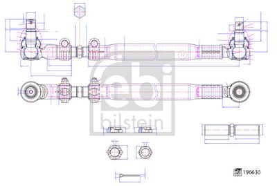 Centre Rod Assembly FEBI BILSTEIN 196630