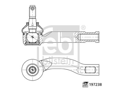 Tie Rod End FEBI BILSTEIN 197238