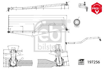 Centre Rod Assembly FEBI BILSTEIN 197256