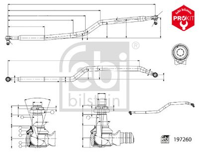 Centre Rod Assembly FEBI BILSTEIN 197260