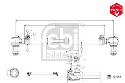 Tie Rod FEBI BILSTEIN 197261