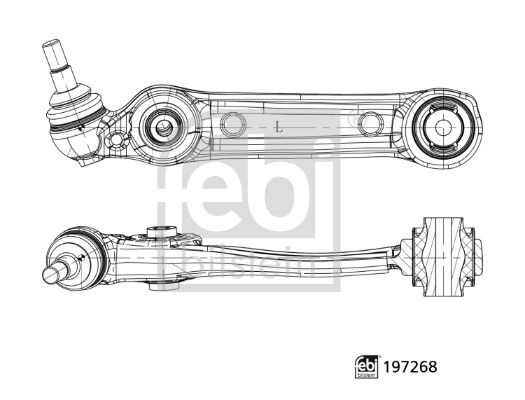 FEBI BILSTEIN 197268 Control/Trailing Arm, wheel suspension