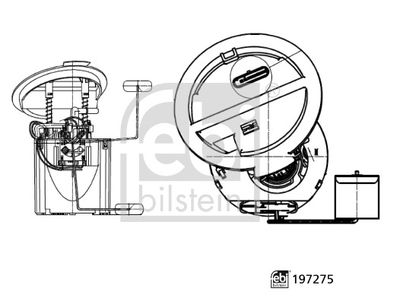Fuel Feed Unit FEBI BILSTEIN 197275