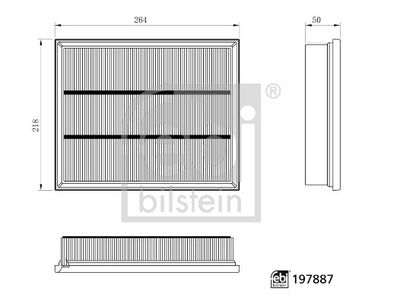 Air Filter FEBI BILSTEIN 197887