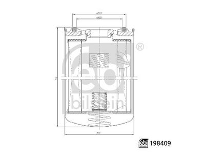 Oil Filter FEBI BILSTEIN 198409