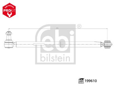 Centre Rod Assembly FEBI BILSTEIN 199610