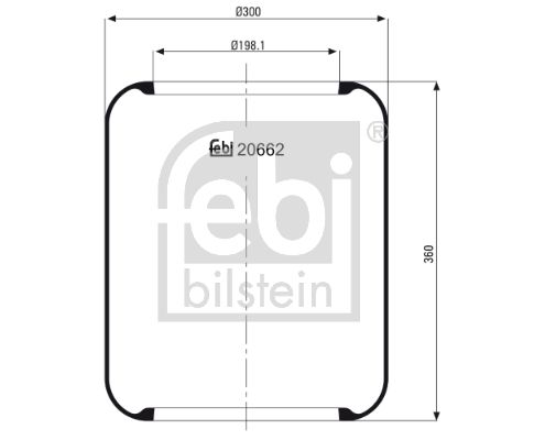 FEBI BILSTEIN 20662 Bellow, air suspension