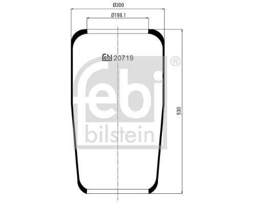 FEBI BILSTEIN 20719 Bellow, air suspension