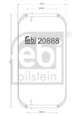 Bellow, air suspension FEBI BILSTEIN 20888
