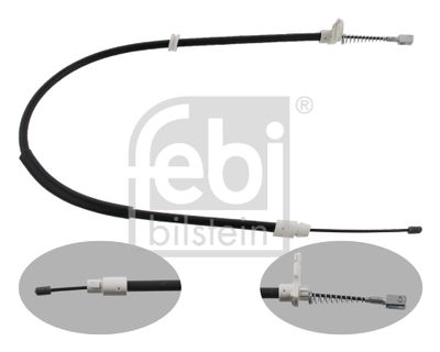 Cable Pull, parking brake FEBI BILSTEIN 34912