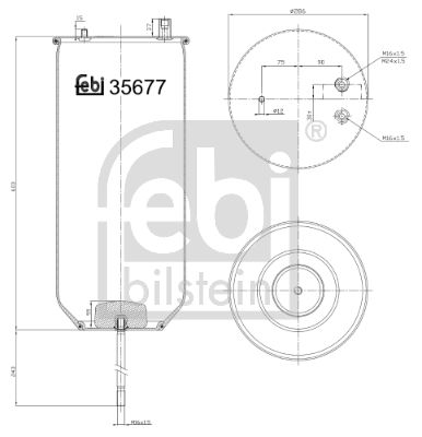 FEBI BILSTEIN 35677 Bellow, air suspension