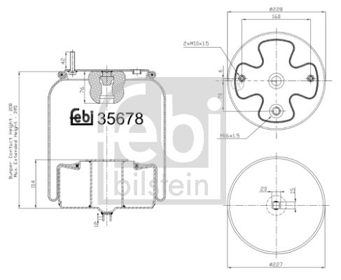FEBI BILSTEIN 35678 Bellow, air suspension