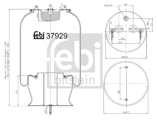FEBI BILSTEIN 37929 Bellow, air suspension