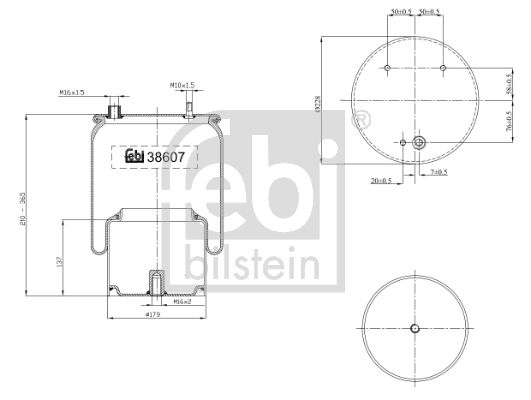 FEBI BILSTEIN 38607 Bellow, air suspension