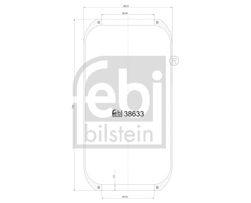 FEBI BILSTEIN 38633 Bellow, air suspension