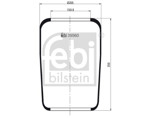 FEBI BILSTEIN 39560 Bellow, air suspension