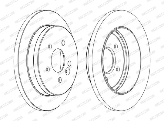FERODO DDF1037C Brake Disc
