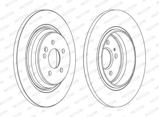 FERODO DDF1099C Brake Disc