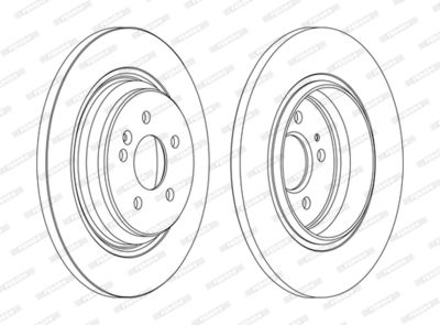 Brake Disc FERODO DDF1099C