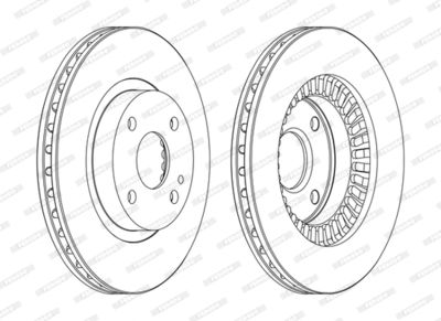 Brake Disc FERODO DDF1105C