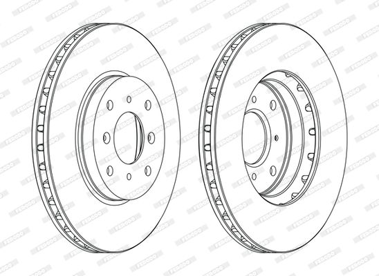 FERODO DDF1119C Brake Disc