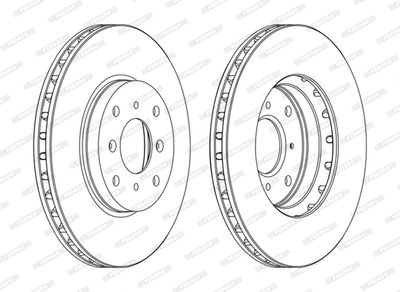 Brake Disc FERODO DDF1119C