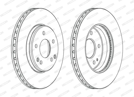 FERODO DDF1134C Brake Disc