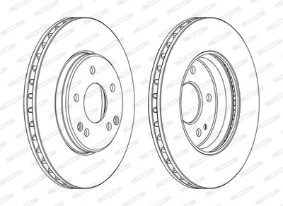 Brake Disc FERODO DDF1134C