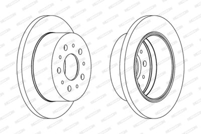 Brake Disc FERODO DDF1144C