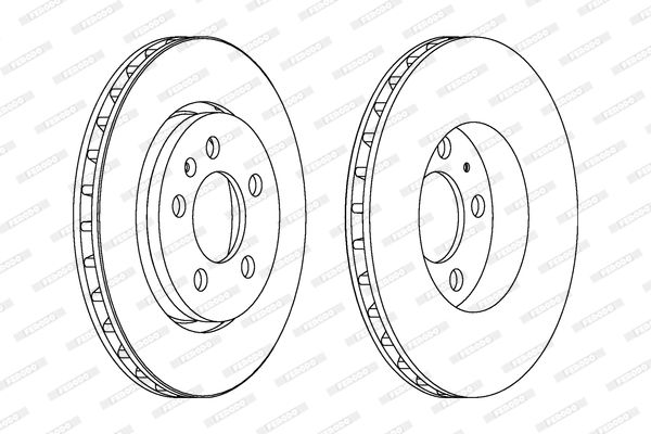 FERODO DDF1154C Brake Disc