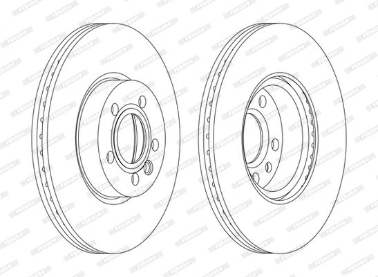FERODO DDF1160C Brake Disc