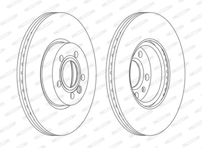 Brake Disc FERODO DDF1160C