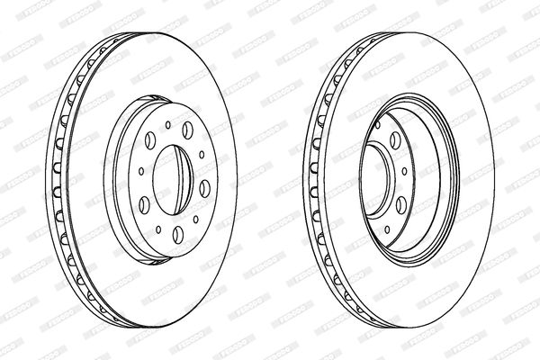 FERODO DDF1163C Brake Disc