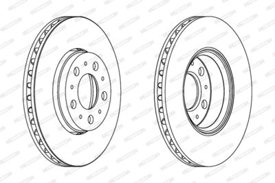 Brake Disc FERODO DDF1163C