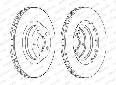 Brake Disc FERODO DDF1175C
