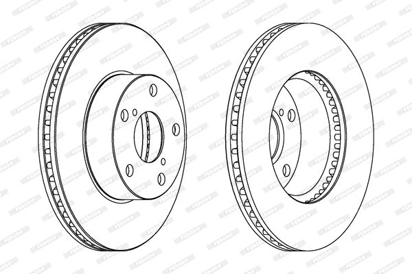 FERODO DDF1216C Brake Disc