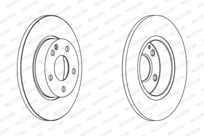 Brake Disc FERODO DDF1219C