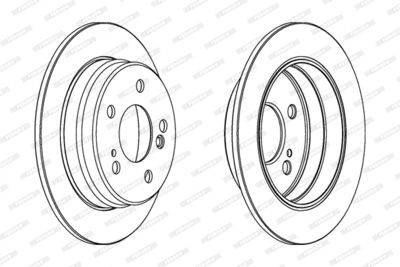 Brake Disc FERODO DDF122