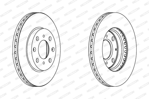 FERODO DDF1231C Brake Disc