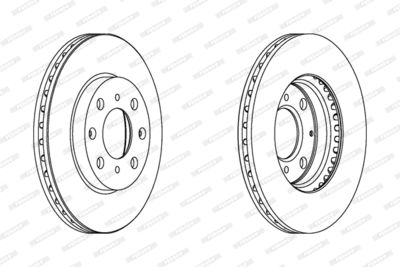 Brake Disc FERODO DDF1231C