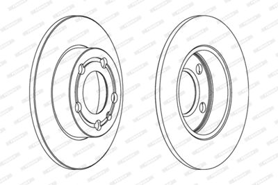 Brake Disc FERODO DDF1233C
