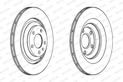 Brake Disc FERODO DDF1240C