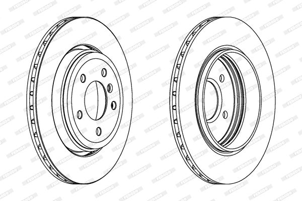 FERODO DDF1280C Brake Disc