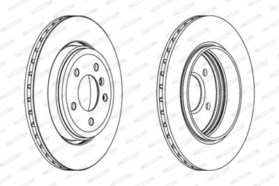 Brake Disc FERODO DDF1280C