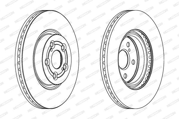 FERODO DDF1315C Brake Disc