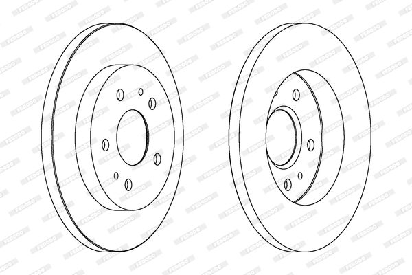 FERODO DDF1387 Brake Disc
