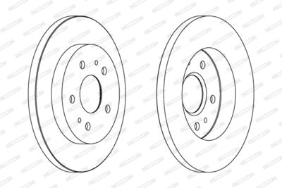 Brake Disc FERODO DDF1387