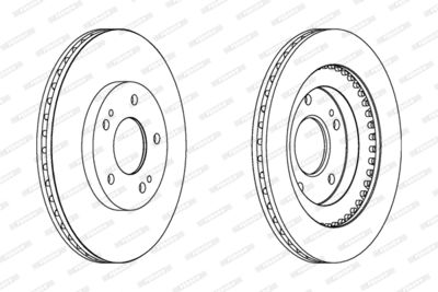 Brake Disc FERODO DDF1399